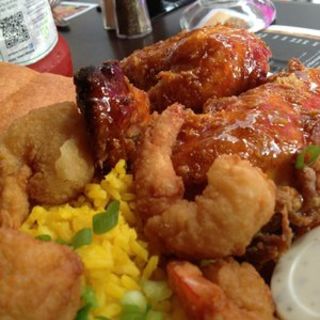 Honey chicken & shrimp(DALLAS BBQ)