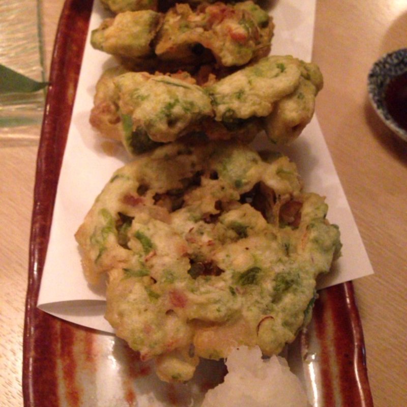 アボガドと豚ロースのかき揚げ(松 下北沢)