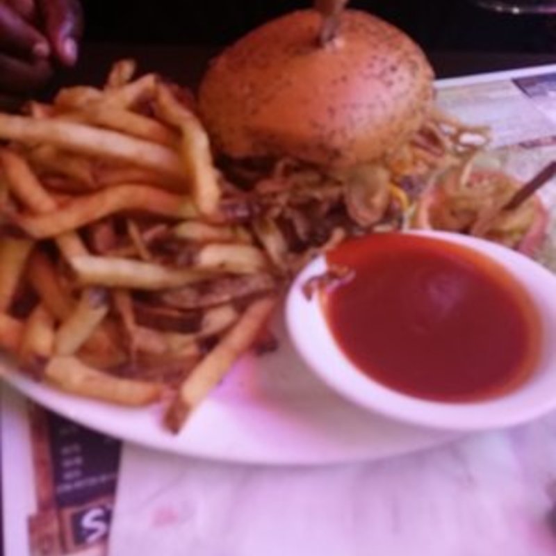 Bacon cheeseburger(DALLAS BBQ)