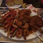 Dark Meat Honey Basted Chicken & Shrimp Combo