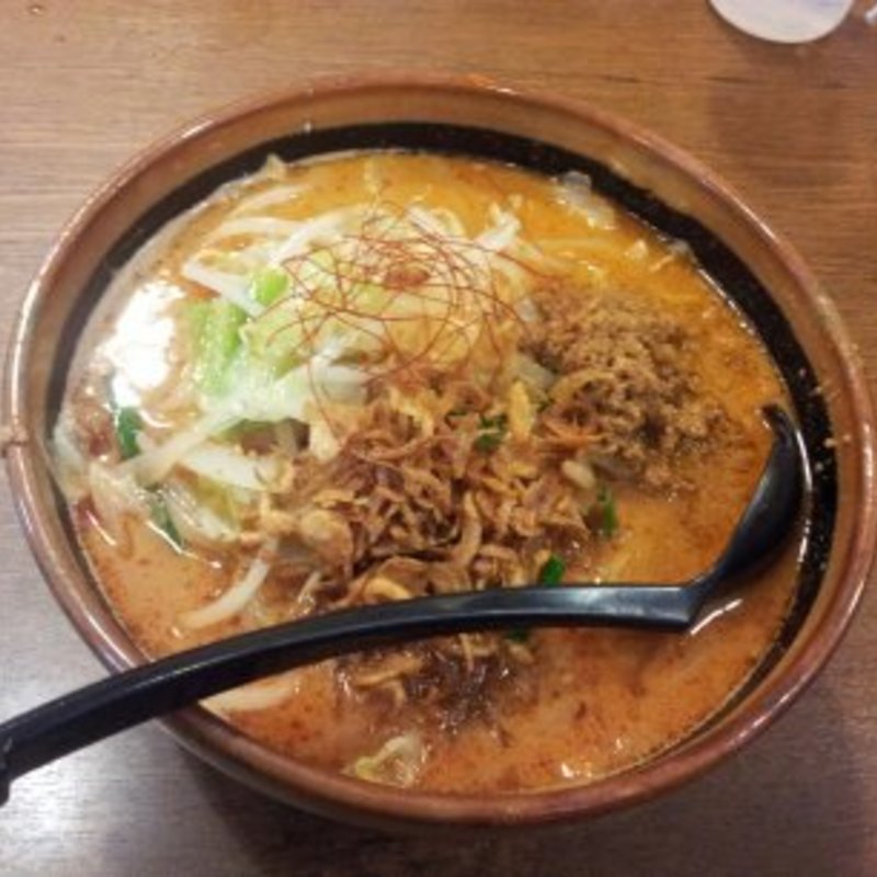 北海道味噌辛みそ野菜ラーメン(蔵出し味噌 麺屋壱正 小牧本店)