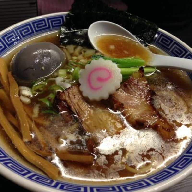 ワイン味玉＆黄金中華そば(麺や ポツリ )