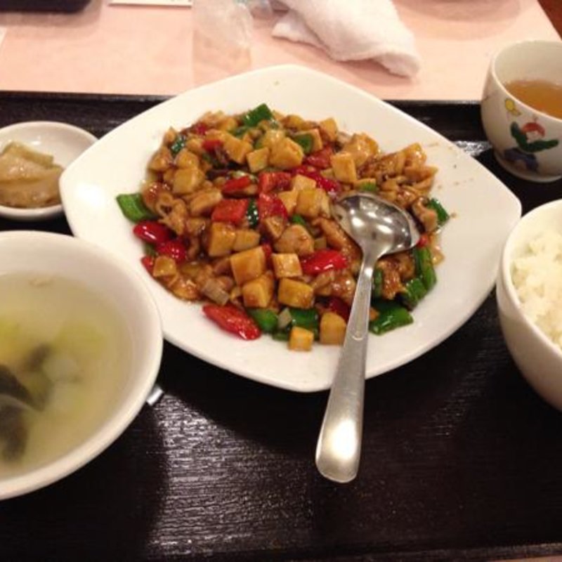 鶏肉甘辛味噌炒め(維新號 銀座本店)