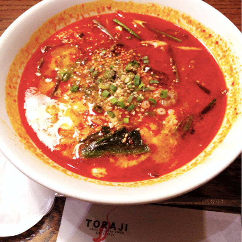 ユッケジャンスープ(焼肉トラジ 豊洲店)