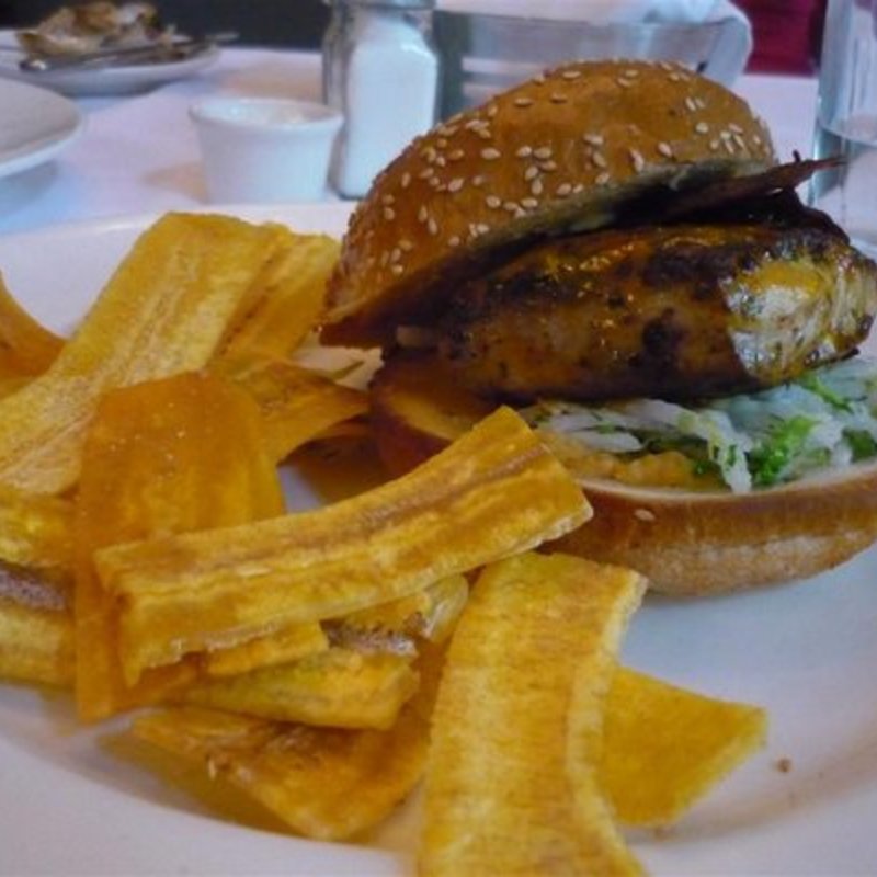 Chipotle Lime Marinated Mahi Mahi Sandwich(Blue Water Grill)