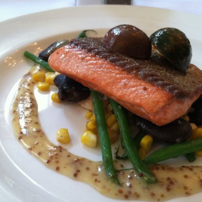 Sauteed Alaskan King Salmon(Blue Water Grill)