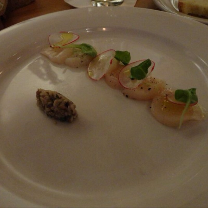 帆立のカルパッチョ(Basta Pasta)