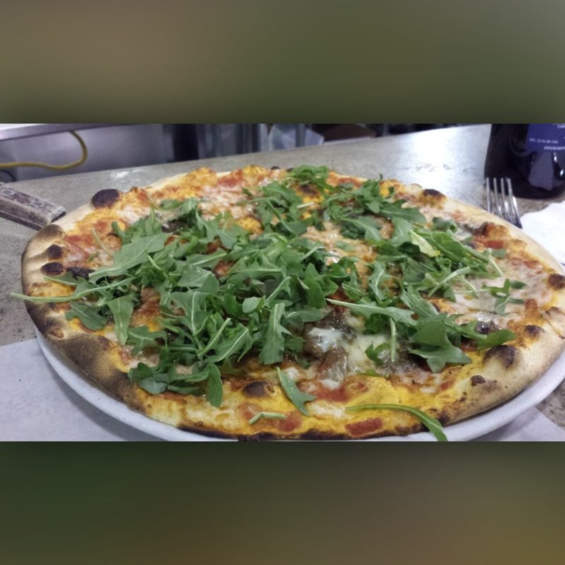 The Porcini Funghi Pizza(Eatalian Cafe)