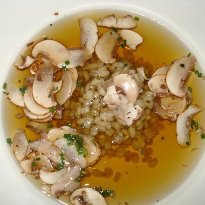 Wild Mushroom Consommè(Blue Water Grill)