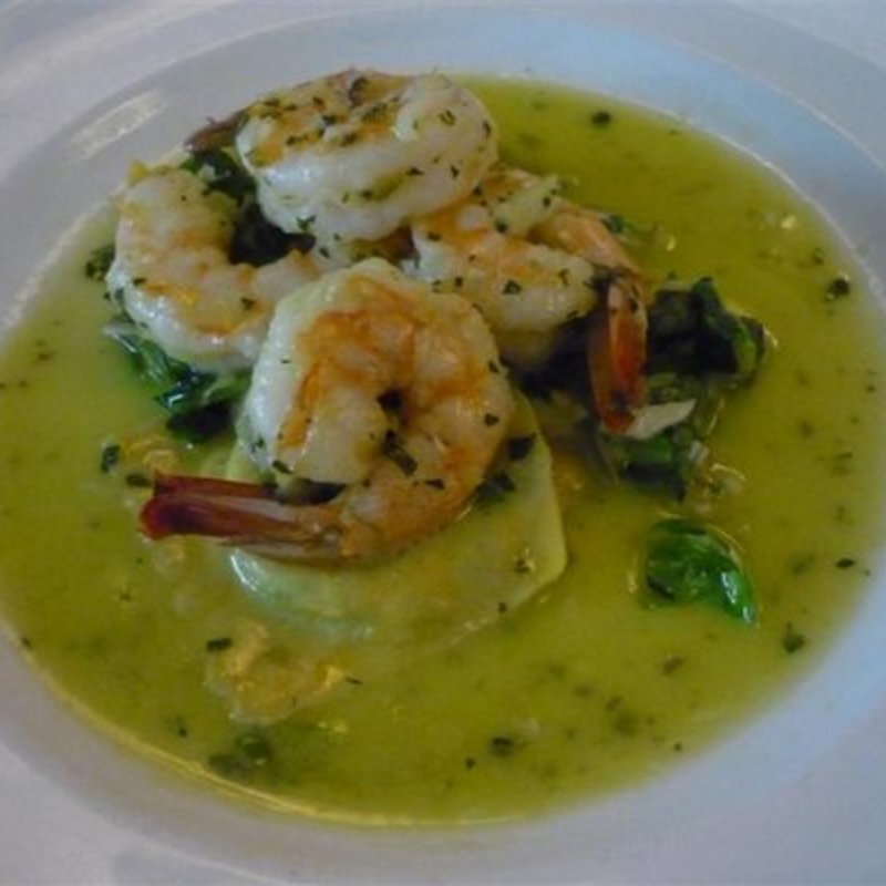 sauteed jumbo shrimp(Blue Water Grill)