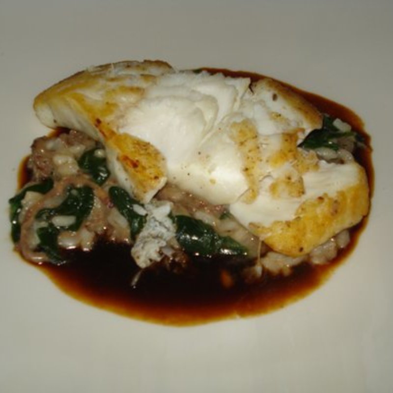 Slow Roasted Gooseberry Cove Cod(Blue Water Grill)