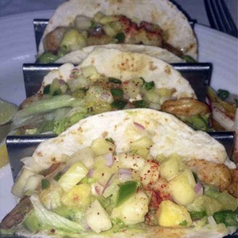 shrimp tacos(Blue Water Grill)