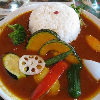 チキンカレー（野菜トッピング）(小林カレー)