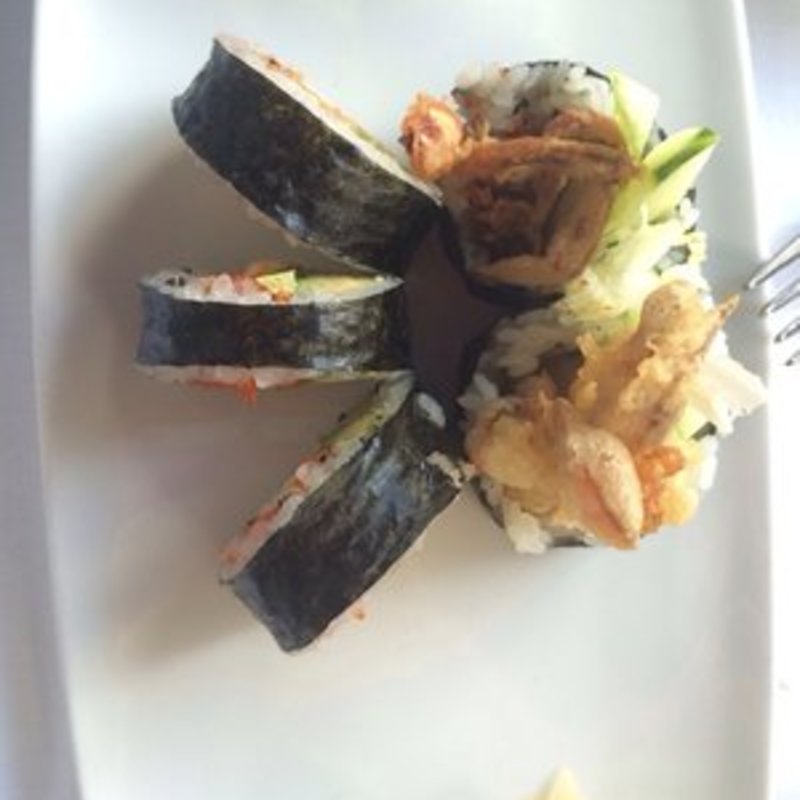 Soft shelled crab roll(Blue Water Grill)
