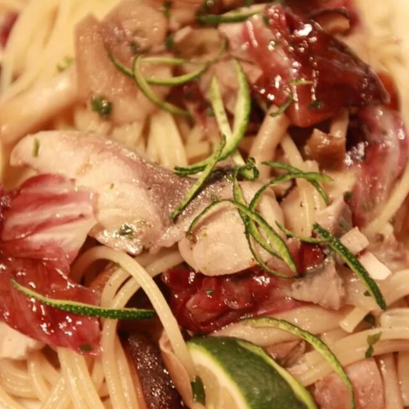 サバとトレビスのソース(AGカフェ （AG cafe）)