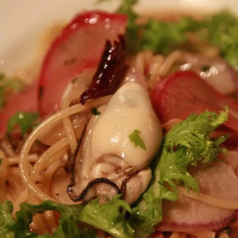 かきと野菜のペペロンチーノ(AGカフェ （AG cafe）)