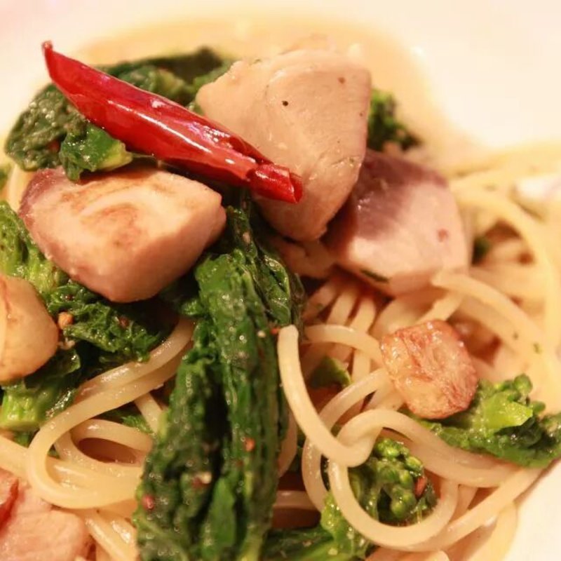 サクラと菜の花のペペロンチーノ(AGカフェ （AG cafe）)