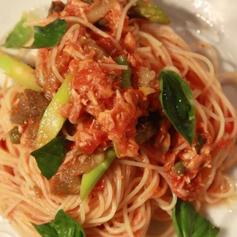 ツナと焼きナスのトマトソース(AGカフェ （AG cafe）)