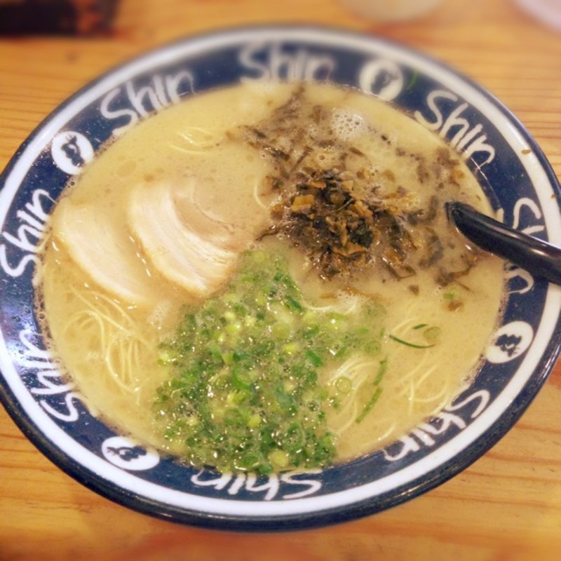 高菜ラーメン(博多らーめん ShinShin 天神本店)