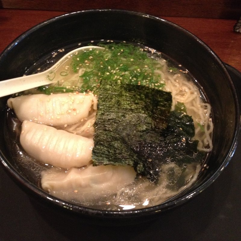 塩水餃子ラーメン(らーめん和)