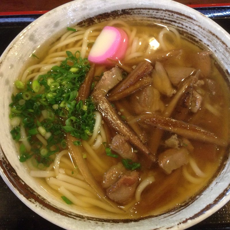 かしわごぼううどん(練り込みうどん権)