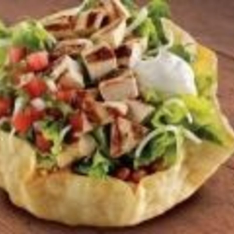 Chicken Tostada Salad(El Pollo Loco)