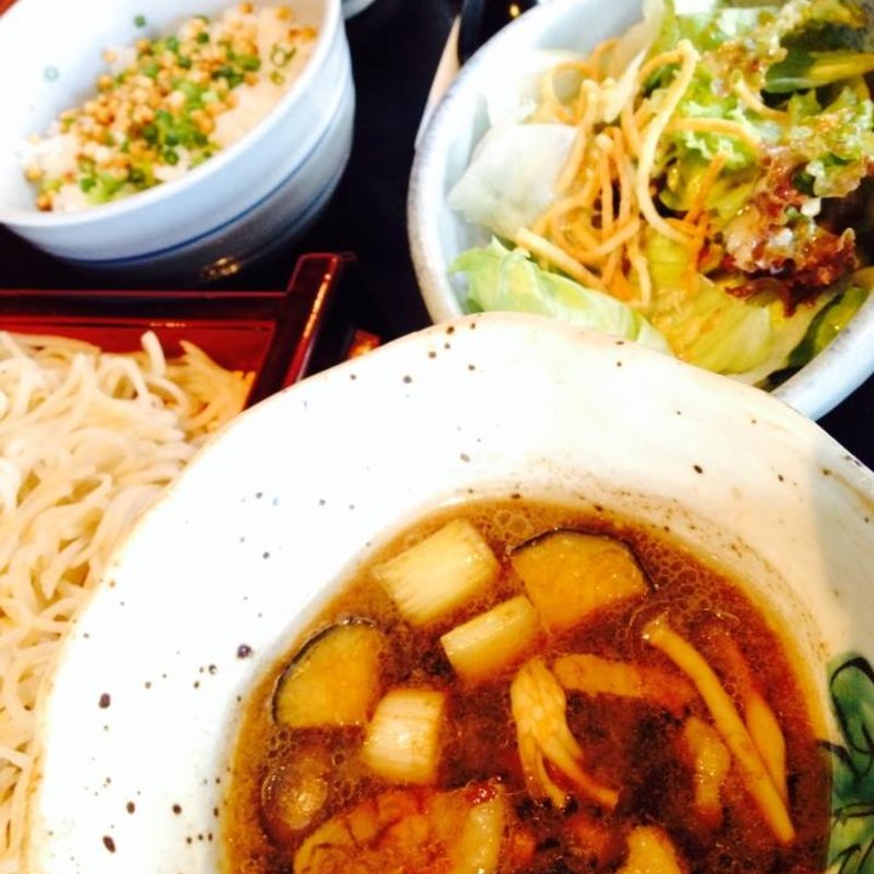 鴨汁茶漬けランチ(手打蕎麦 加寿屋)