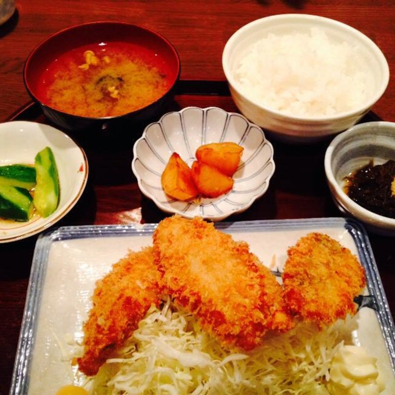 生アジフライ定食(梅仁)