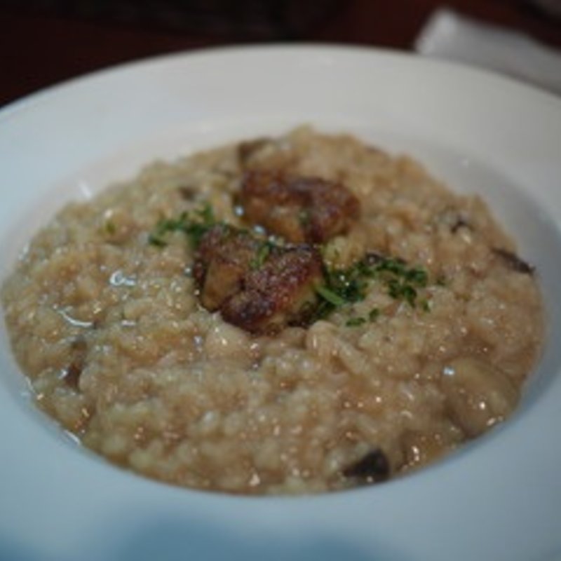 キノコとフォアグラのリゾット(リ・オーノ)