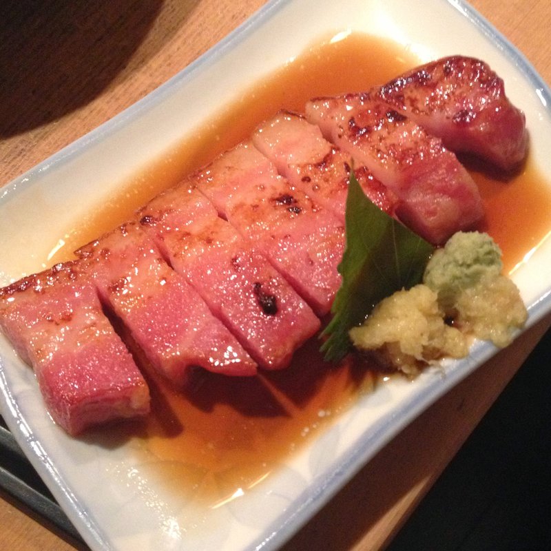 ベーコンのあぶり焼き(こなから本店)