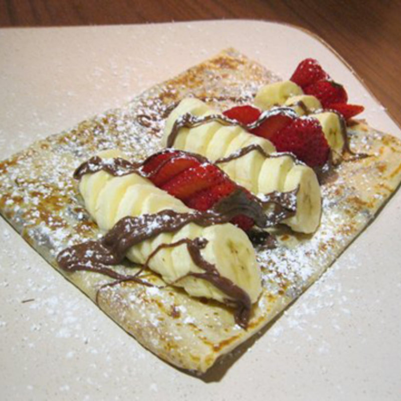 ストロベリーとバナナのクレープ(Aloha Crepes)