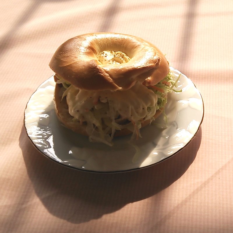 サーモンのベーグルサンド(レストランウチエ)