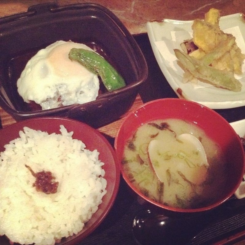 ハンバーグ御膳(ABURIYA KINNOSUKE)