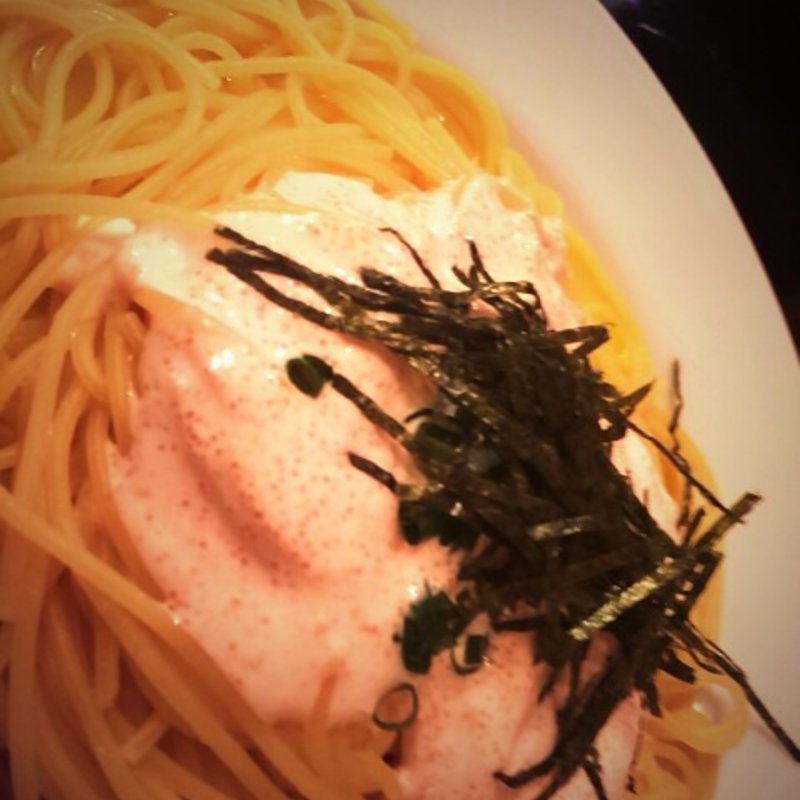 明太子クリームスパゲティ(MY DINING 葡萄蔵 仙台駅前店 （マイダイニングブドウグラ）)