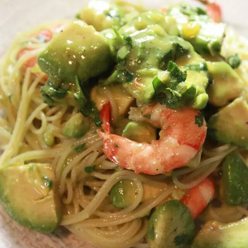 小エビとアボカド冷製カッペリーニ(AGカフェ （AG cafe）)