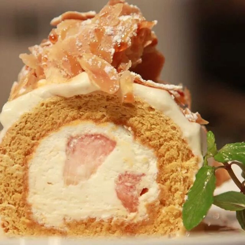 桃のロールケーキ(AGカフェ （AG cafe）)