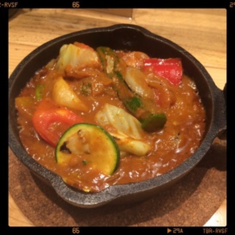 夏野菜カレー(野菜を食べるカレーcamp express 武蔵小杉東急スクエア店)