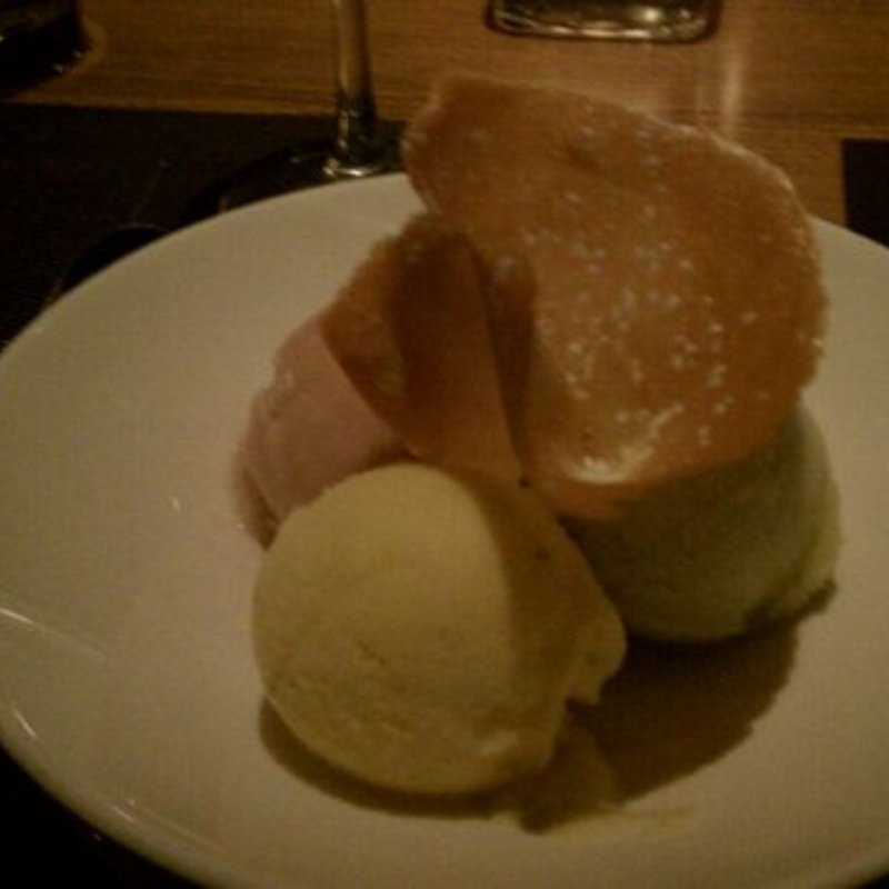 Georgia Peach, Green Apple, Pineapple Lime Sorbet(Blue Fin)