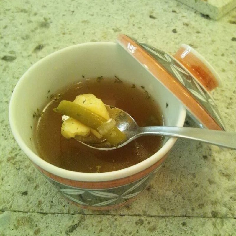 インゲンとたまねぎ＆ジャガイモスープ(カフェまる （Caf?）)