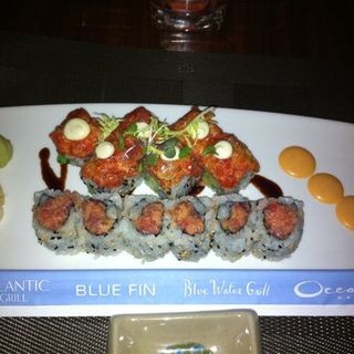 Spicy Tuna and Spicy Salmon rolls(Blue Fin)