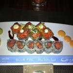 Spicy Tuna and Spicy Salmon rolls