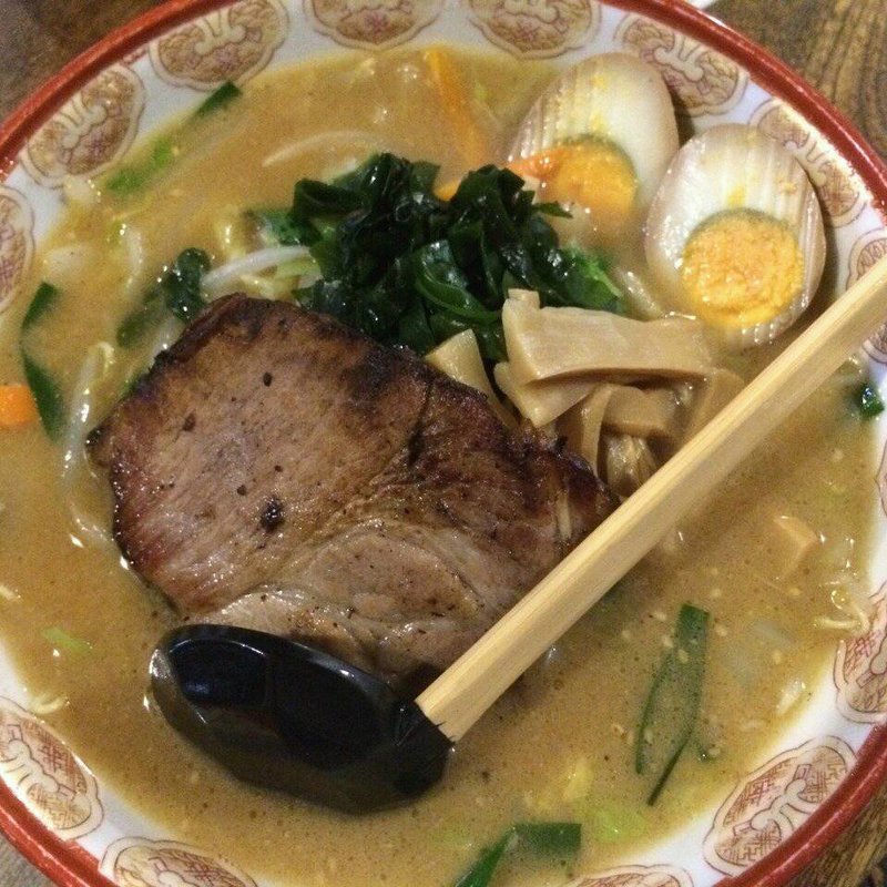 完熟味噌ラーメン(らーめん右京 （うきょう）)