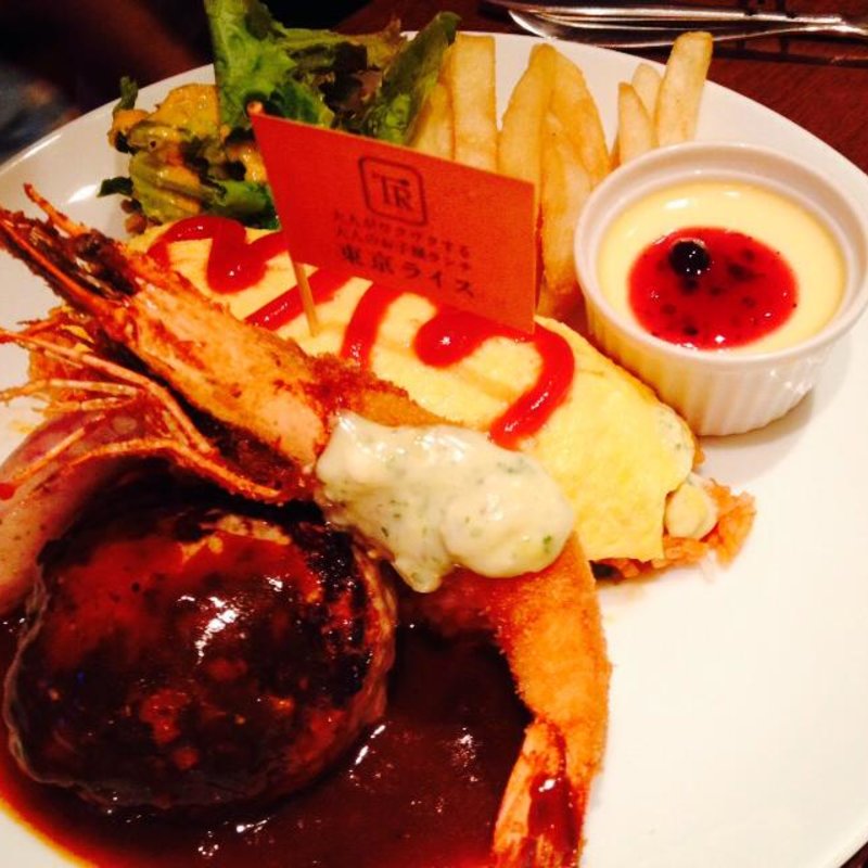 オムライス“極（きわみ）”(東京ライス （【旧店名】The Tokyo Dining）)