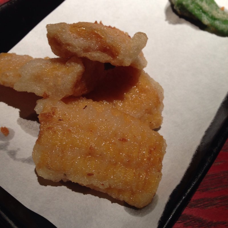 生とうもろのしの天ぷら(素晴人 )