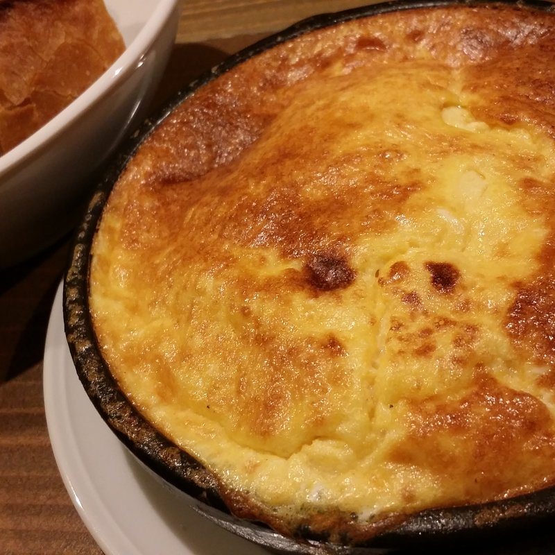 ミルク煮かぼちゃとチーズの玉子スフレ(ねき)