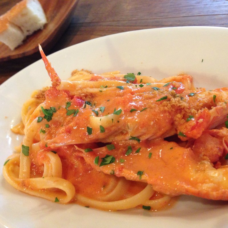 赤座海老のトマトクリームソースのリングイネ(ピスカリア （Piscaria）)