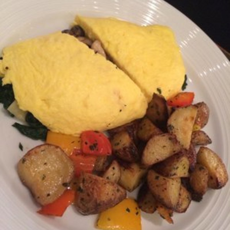 Wild mushroom omelet(Blue Fin)