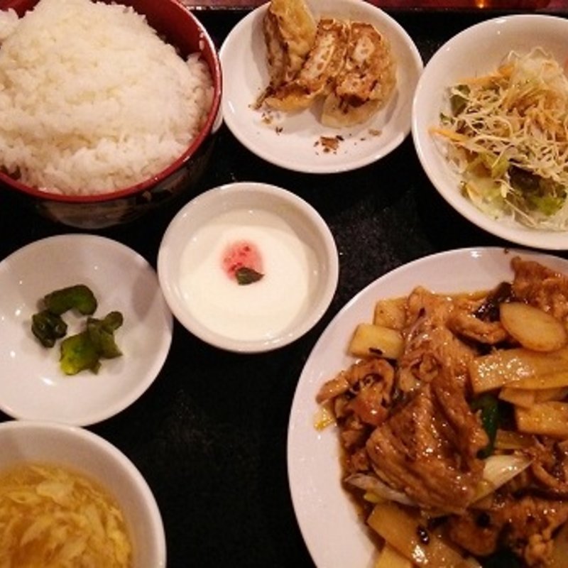 豚肉のピリ辛炒めセット(東海苑)