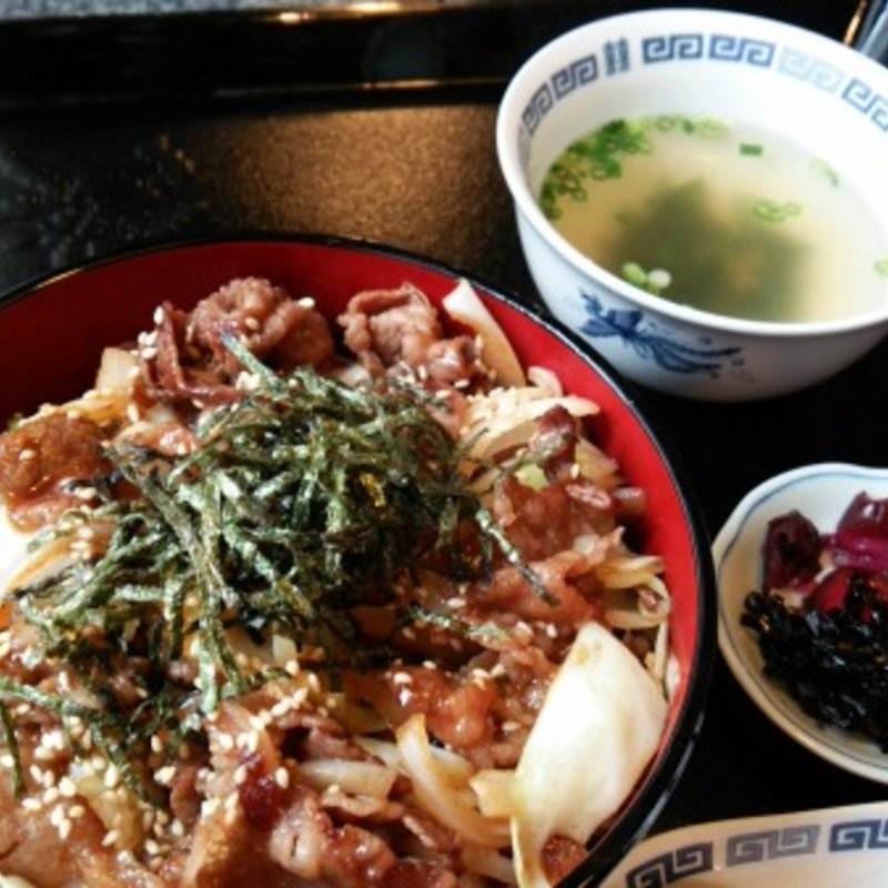 焼肉丼(紫陽花 )