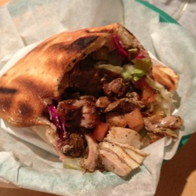 Chicken shawerma in pita(Pita Bar & Grill)